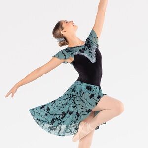 Revolution RC22743 size SC in dark sage dance costume NWOT. Mint condition.